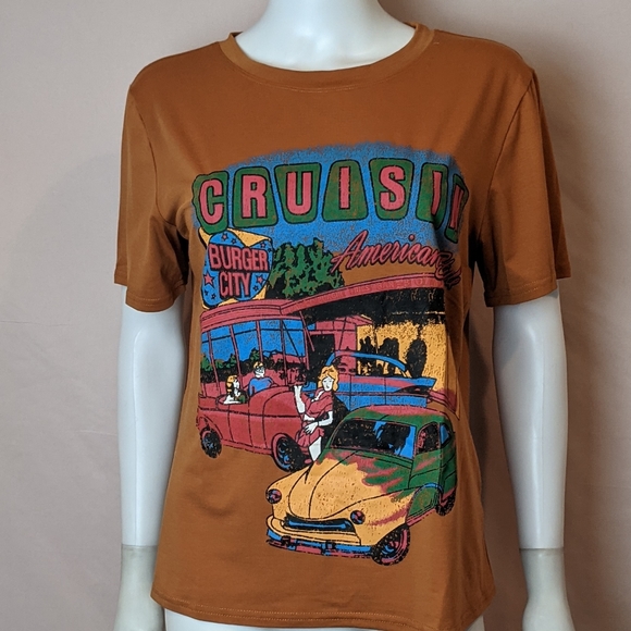 SHEIN | Tops | Shein Cruisin American 